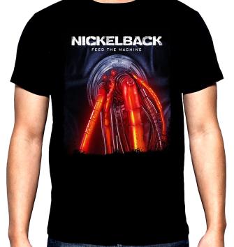 Nickelback, Feed the machine, men's  t-shirt, 100% cotton, S to 5XL